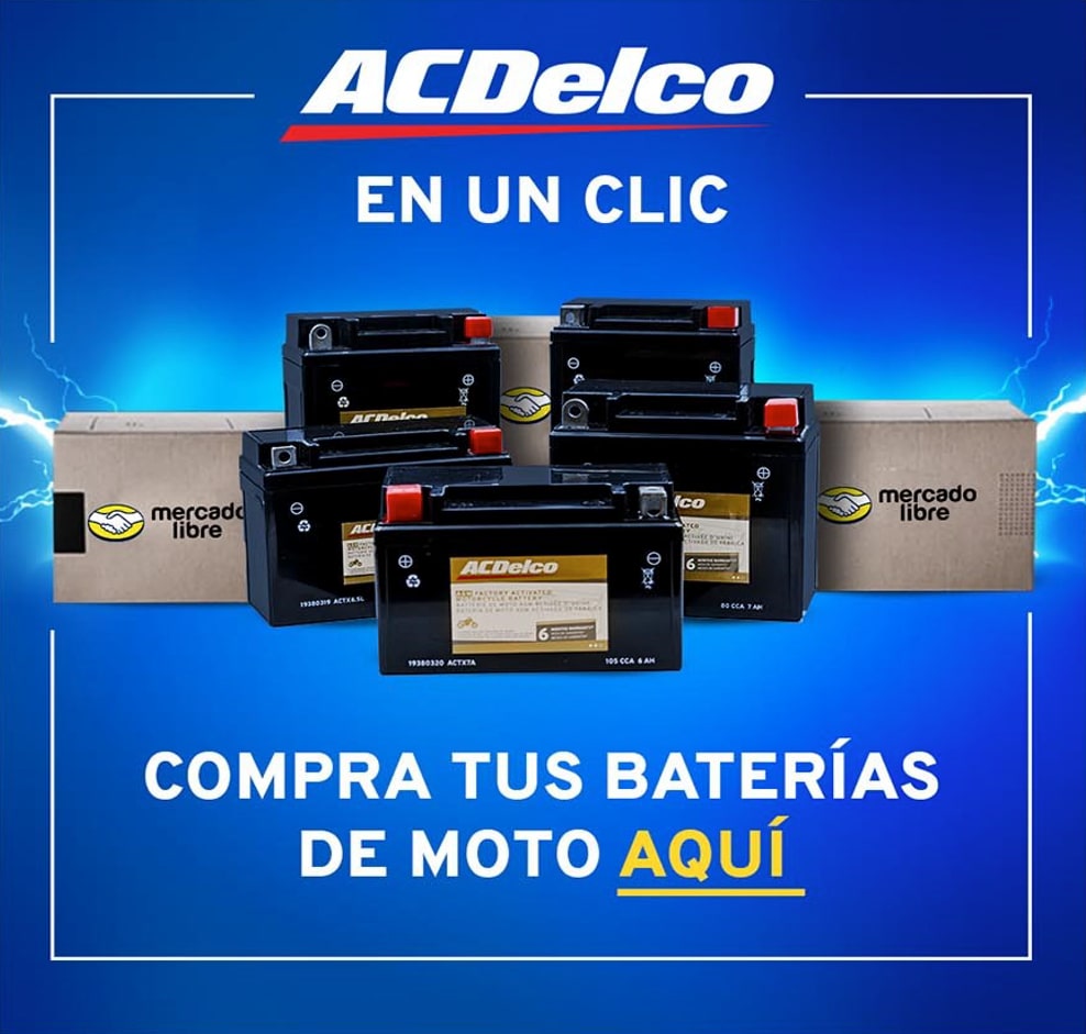 ACDelco México, banner de compra de refacciones de moto aquí